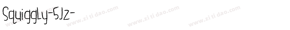Squiggly-5Jz字体转换 Squiggly-5Jz字体转换