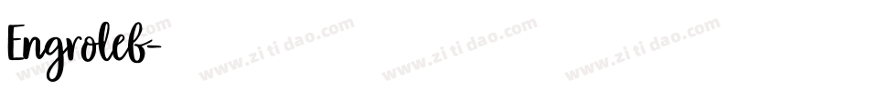 Engroleb字体转换