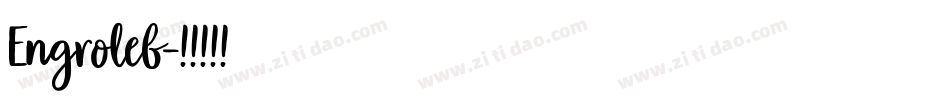 Engroleb字体转换