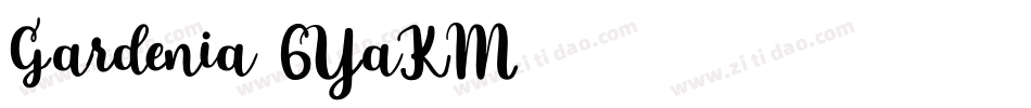 Gardenia-6YaKM字体转换