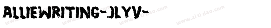 Alliewriting-jLYv字体转换