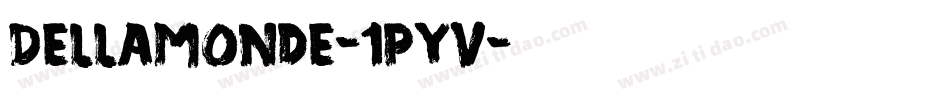 Dellamonde-1pYv字体转换 Dellamonde-1pYv字体转换