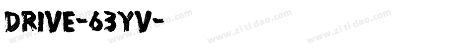Drive-63yv字体转换