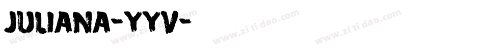 Juliana-YYv字体转换