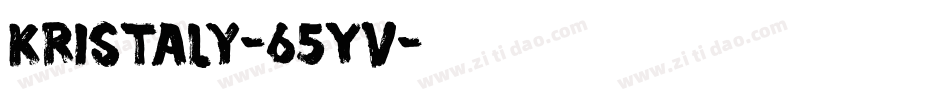 Kristaly-65Yv字体转换