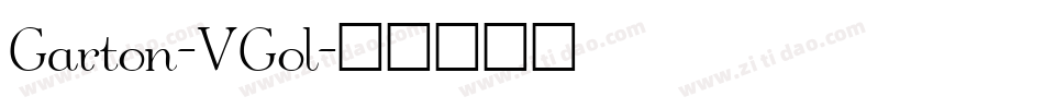 Garton-VGol字体转换