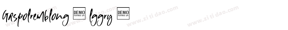 Gaspolremblong-lggry字体转换