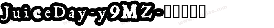 JuiceDay-y9MZ字体转换