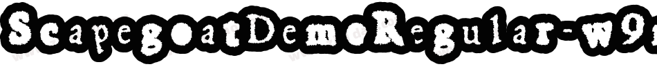 ScapegoatDemoRegular-w9mz字体转换