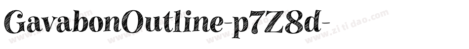 GavabonOutline-p7Z8d字体转换