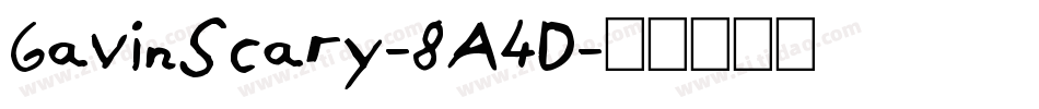 GavinScary-8A4D字体转换