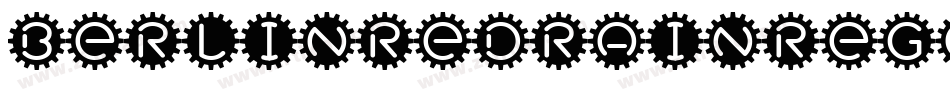 BerlinRedrainRegular-2Oed字体转换