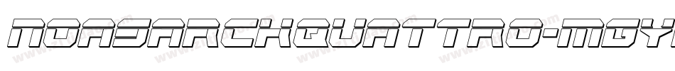 NoasarckQuattro-MGyn字体转换
