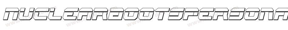 NuclearBootsPersonalUse-BWGyn字体转换