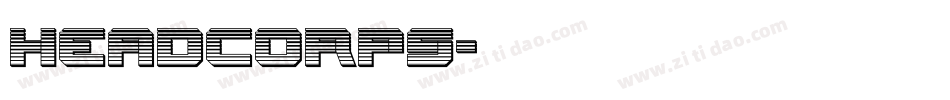 Headcorps字体转换