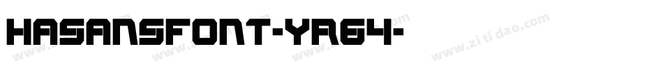 HasansFont-Yr64字体转换