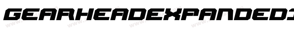 GearheadExpandedItalic-O41o字体转换