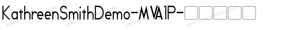 KathreenSmithDemo-MVA1P字体转换