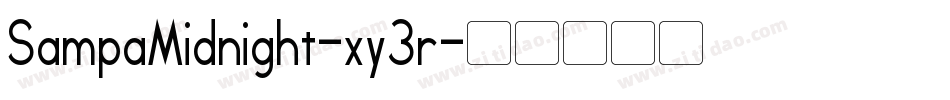 SampaMidnight-xy3r字体转换