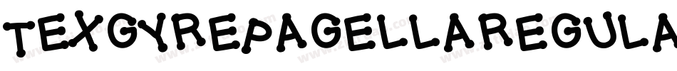 TexgyrepagellaRegular-en3n字体转换