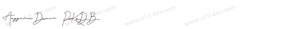 AnggaranDasar-PKqDB字体转换