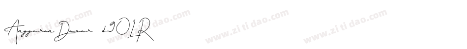 AnggaranDasar-d9OLR字体转换