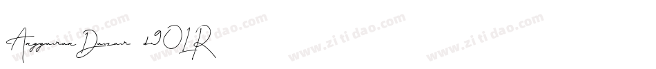 AnggaranDasar-d9OLR字体转换