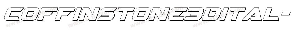 coffinstone3dital字体转换