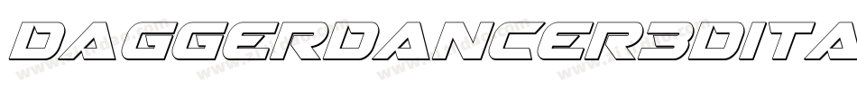 daggerdancer3dital字体转换