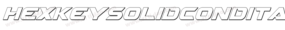 hexkeysolidcondital字体转换