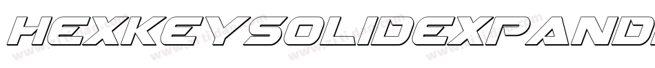 hexkeysolidexpandital字体转换