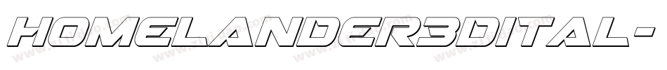 homelander3dital字体转换