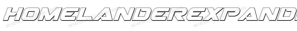 homelanderexpandital字体转换