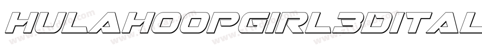 hulahoopgirl3dital字体转换