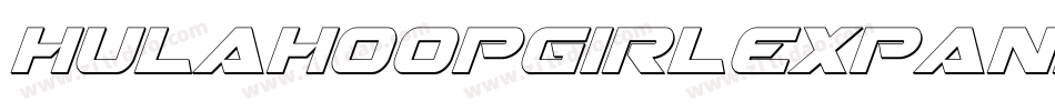 hulahoopgirlexpandital字体转换