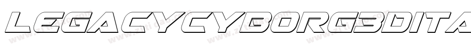 legacycyborg3dital字体转换