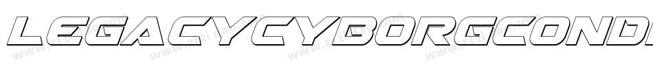 legacycyborgcondital字体转换