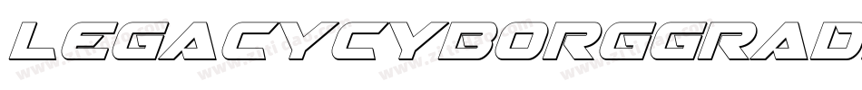 legacycyborggradital字体转换