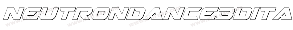 neutrondance3dital字体转换