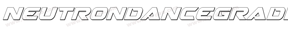neutrondancegradital字体转换