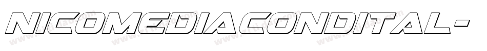 nicomediacondital字体转换