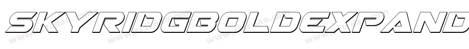 skyridgboldexpandital字体转换