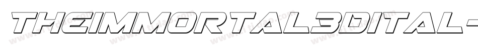 theimmortal3dital字体转换