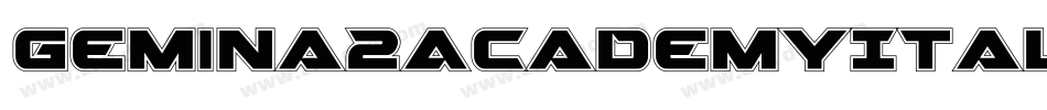 Gemina2AcademyItalic-En7n字体转换 Gemina2AcademyItalic-En7n字体转换