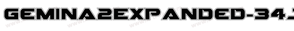 Gemina2Expanded-34JL字体转换 Gemina2Expanded-34JL字体转换