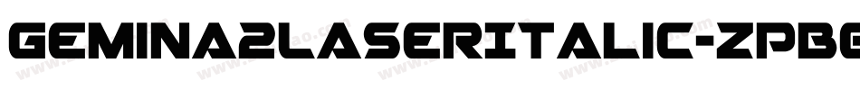 Gemina2LaserItalic-zPB0字体转换
