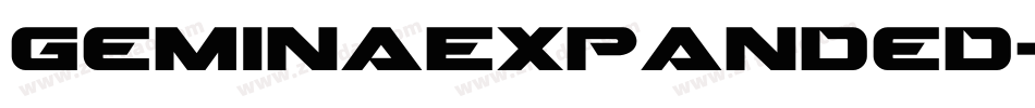 GeminaExpanded-2oJl字体转换