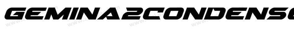 Gemina2CondensedItalic-Z0Rm字体转换