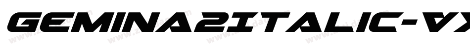 Gemina2Italic-VX9z字体转换