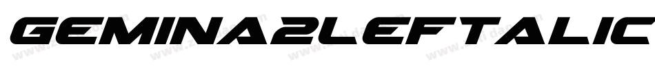 Gemina2Leftalic-6Wlg字体转换